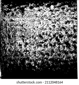Resumen del fondo vectorial en blanco y negro. Capa de superposición gruesa. Superficie vintage monocroma con patrón sucio en grietas, manchas, puntos. Textura superpuesta angustiada. EPS10.