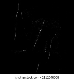 Abstract black and white vector background. Grunge overlay layer. Monochrome vintage surface with dirty pattern in cracks, spots, dots. Distressed overlay texture. EPS10.