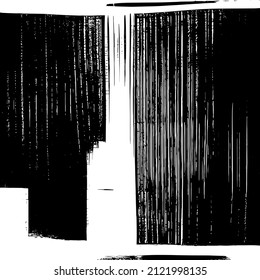 Abstract black and white vector background. Grunge overlay layer. Monochrome vintage surface with dirty pattern in cracks, spots, dots. Distressed overlay texture. EPS10.