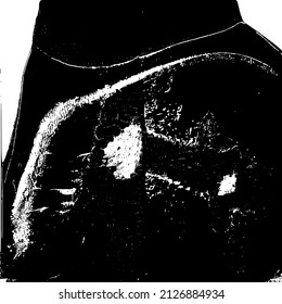 Abstract black and white vector background. Grunge overlay layer. Monochrome vintage surface with dirty pattern in cracks, spots, dots. Distressed overlay texture. EPS10.