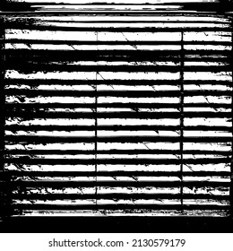 Abstract black and white vector background. Grunge overlay layer. Monochrome vintage surface with dirty pattern in cracks, spots, dots. Distressed overlay texture. EPS10.