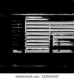 Abstract black and white vector background. Grunge overlay layer. Monochrome vintage surface with dirty pattern in cracks, spots, dots. Distressed overlay texture. EPS10.