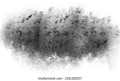 Abstract black and white vector background. Acrylic paint smears, splashes, strokes, scuffs, blurring. Design of background, wallpaper, template, cover, banner, screensaver.