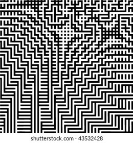 Abstract Black and White Vector Background