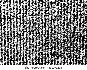Abstract black and white vector background carpet texture. Grey scale monochrome striped surface, grunge textured backdrop. Material structure background eps 10 vector.