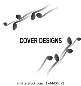 diseño abstracto de color vectorial en blanco y negro