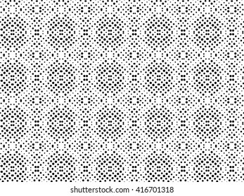Abstract black and white vector geometric seamless pattern