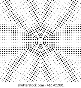 Abstract black and white vector geometric seamless pattern