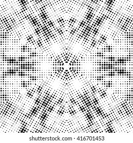 Abstract black and white vector geometric seamless pattern