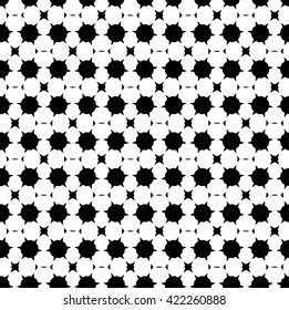 Abstract black and white vector geometric seamless pattern.