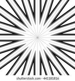 Abstract black and white vector geometric seamless pattern