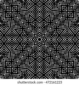 Abstract black and white vector geometric seamless pattern.