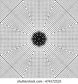 Abstract black and white vector geometric seamless pattern.