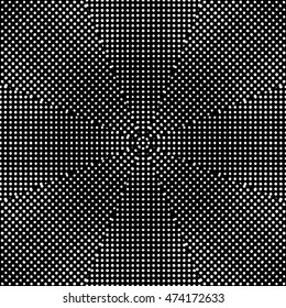 Abstract black and white vector geometric seamless pattern.