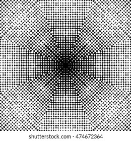 Abstract black and white vector geometric seamless pattern.