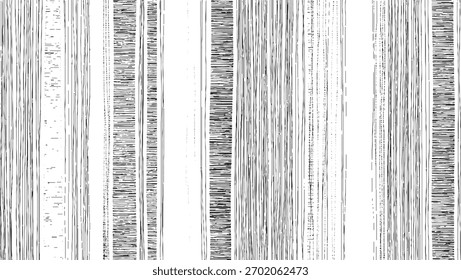 Abstractas líneas de Vertical en blanco y negro y patrón de puntos con rayas texturizadas y espacio en blanco.