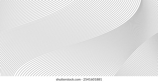 plano de fundo abstrato das ondas preto e branco