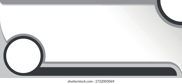 Abstract Black and white Wave Background with Copy Space