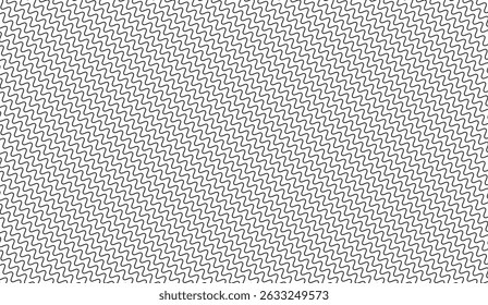 Fondo Abstractas del patrón de la línea de la onda en blanco y negro, diseño inconsútil curvado dinámico para el Fondo de pantalla moderno, impresión textil, telón de fondo, tela y superficies creativas