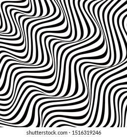 ANTECEDENTES DE PATRÓN DE LA LÍNEA NEGRA Y BLANCA ABSTRACTOS. DISEÑO DE LA TAPA