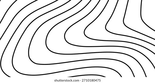 Padrão De Linha Ondulada Preto E Branco Abstrato Para Design Moderno E Projetos Criativos.eps10