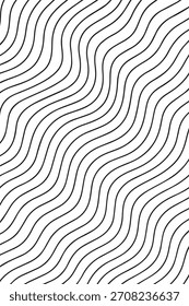 Abstractas líneas onduladas en blanco y negro crean un patrón dinámico y fluido con una sensación de movimiento y profundidad.