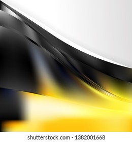 Abstract Black and Yellow Background Design Template Vector Art