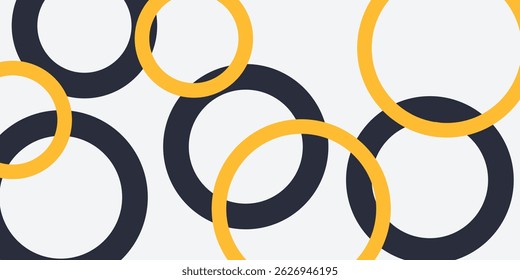Abstract black and yellow background for presentation design with dynamic geometric shapes design. Modern illustration concept for corporate, business, talks, business ads, banner design and more
