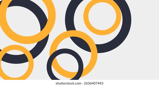 Abstract black and yellow background for presentation design with dynamic geometric shapes design. eps 10