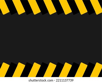 Abstrakter schwarz-gelber Hintergrund. Vektordesign für Poster, Vorlage und Leerraum für Benutzer