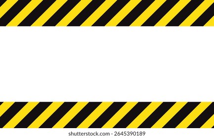 abstract black yellow danger line design.