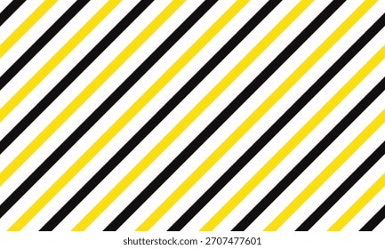Diseño de patrón de línea diagonal amarillo negro abstracto.