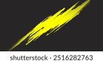 Abstract Black and Yellow Dirty Grunge Background with Halftone Effect. Sports Background with Brush Stroke Illustration