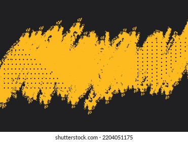 Abstract black and yellow abstract dirty grunge vector background