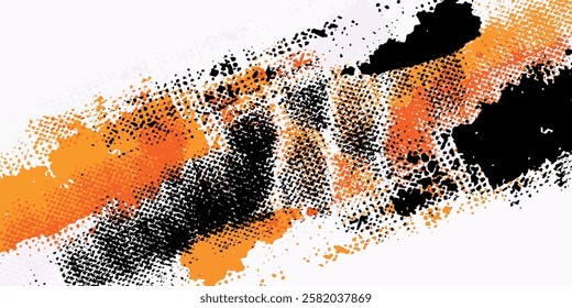 abstract black and yellow dirty grunge background