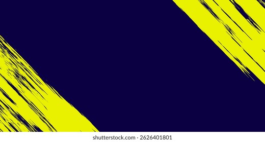 Abstract Black and Yellow Dirty Grunge Background with Halftone Effect. Sports Background with Brush Stroke Illustration