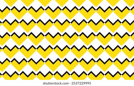 abstract black yellow heart pattern can be used background, wallpaper, wall cloth.
