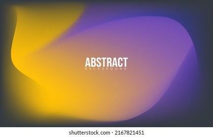 Abstract Black, Yellow, And Purple Gradient background. Vector illustration for your graphic design, banner, poster, web, and social media.