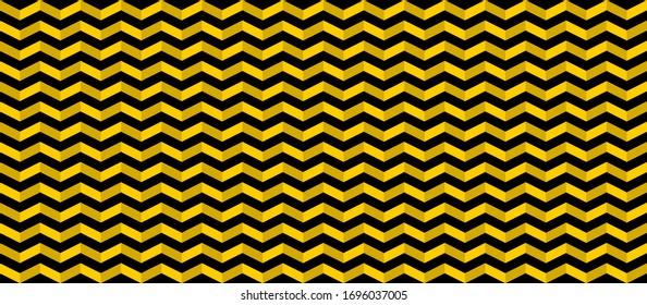 Abstract Black and Yellow striped background. Vector design