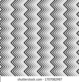 Abstract black zigzag seamless art lines texture