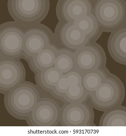 Abstract blackandwhite metal glitch circular bubble background for design. Vector Eps10 illustration.