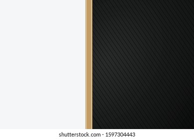 Abstract black-white background with metallic line