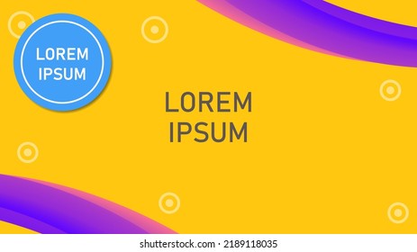 abstract bland yellow gradient background template. colorful for banner