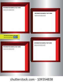 Abstract blank bubble for text, vector