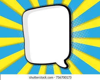 abstract blank comic book, pop art background vector illustration