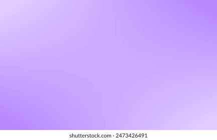 Abstract blank gradient background illustration of light violet color. Smooth elegant modern texture design template for banner, cover, web, digital, decorative, backdrop, advertising, display