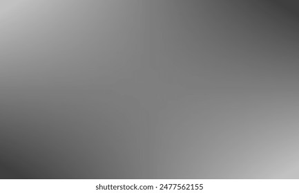 Abstract blank gradient background illustration of grey color. Smooth elegant modern texture design template for banner, cover, web, digital, decorative, backdrop, advertising, display