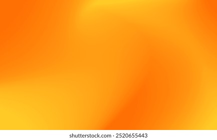 Abstract blank gradient background illustration of bright orange and yellow color. Smooth elegant texture design template for banner, cover, web, digital, decorative, backdrop, advertising, display