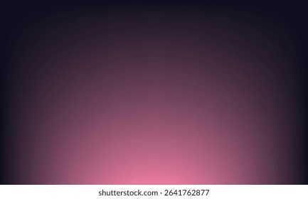 Abstract blank gradient background illustration of dark pink with dark background. Smooth elegant modern texture vector graphic design template for wallpaper, banner, cover, web, digital, product.
