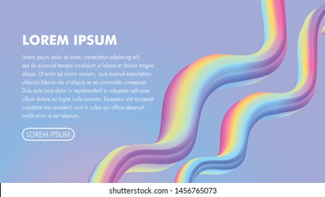 Abstract Blend Background Design Template, Gradation, Pink, Blue, Yellow, Purple, Violet, Rainbow Color